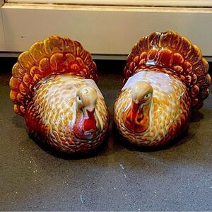 Turkey thanksgiving salt and pepper shakers
